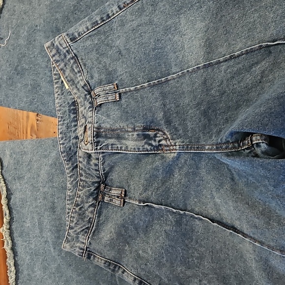 Dazy High- Waise Wide-Leg Blue Jeans - Picture 4 of 12